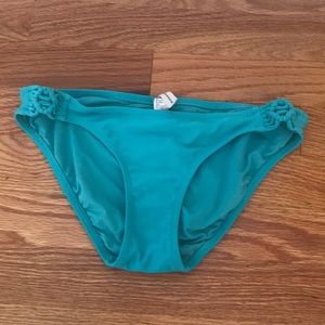 Blue bikini bottom